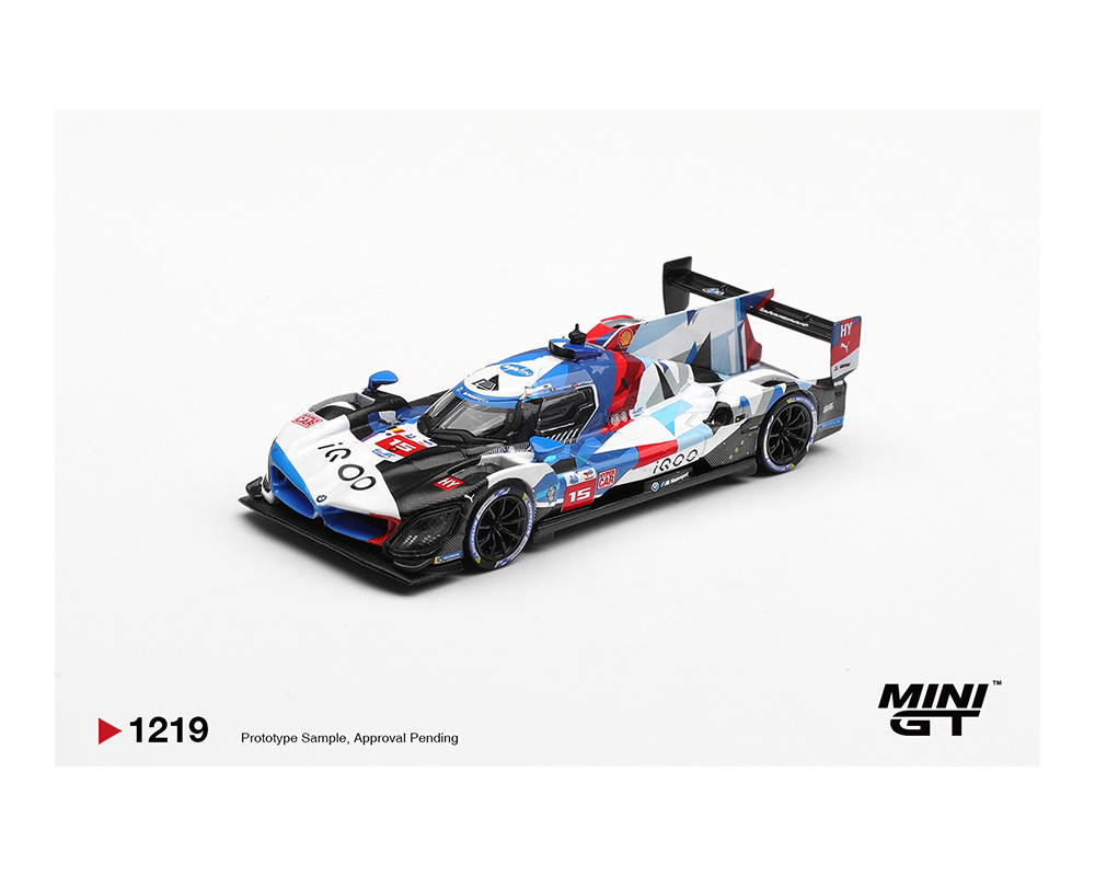 Preorder) Mini GT 1:64 BMW M Hybrid V8 Hypercar #15 BMW M TEAM WRT