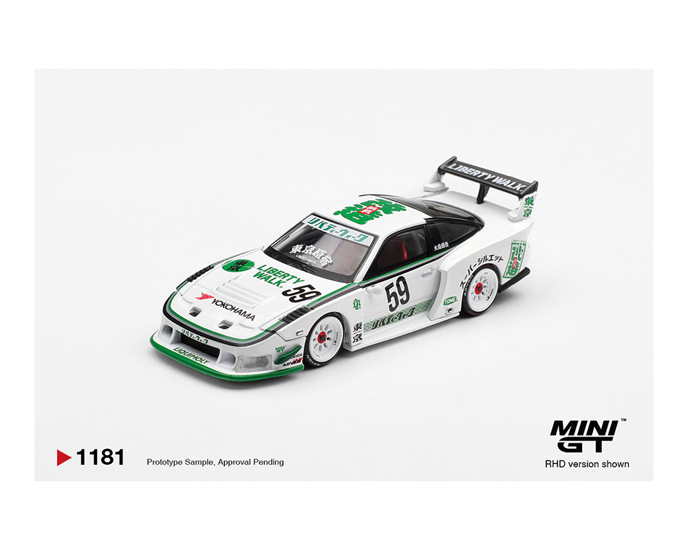 Preorder) Mini GT 1:64 Nissan LB-Silhouette 180SX - White - M & J