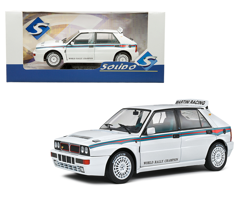 Solido 1:18 1992 Lancia Delta HF Integrale Evo 1 Martini 6 - White