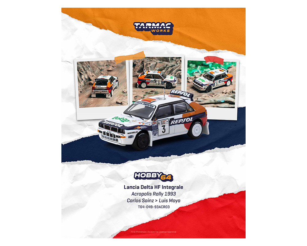 Preorder) Tarmac Works 1:64 Lancia Delta HF Integrale Acropolis