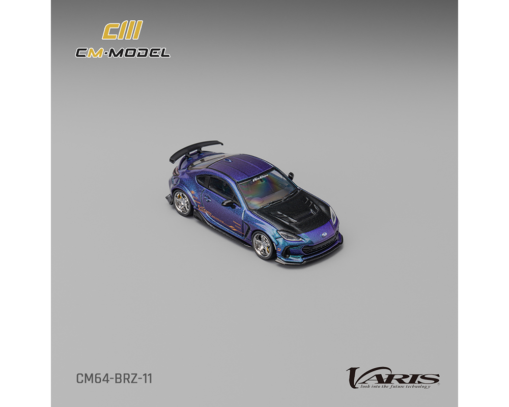 【新品、未使用】Cher-CouleurANNIVERSARYSETbasic Preorder) CM Model 1:64 SUBARU BRZ Varis - Chroma Flair - Limited