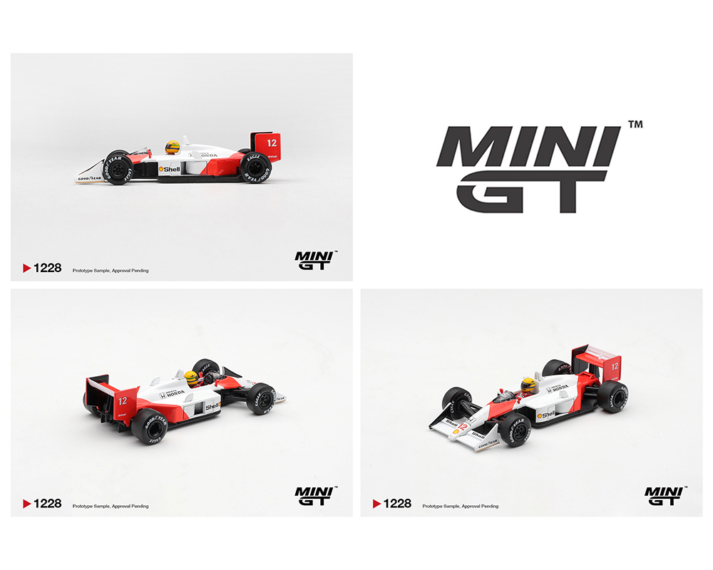 (Preorder) Mini GT 1:64 McLaren MP4/4 #12 Ayrton Senna 1988 Canadian Grand Prix Winner - Limited Edition