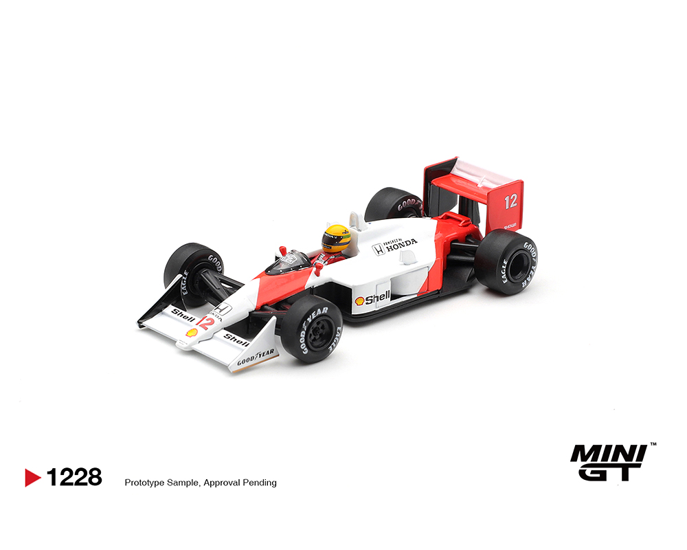 (Preorder) Mini GT 1:64 McLaren MP4/4 #12 Ayrton Senna 1988 Canadian Grand Prix Winner - Limited Edition - Image 2