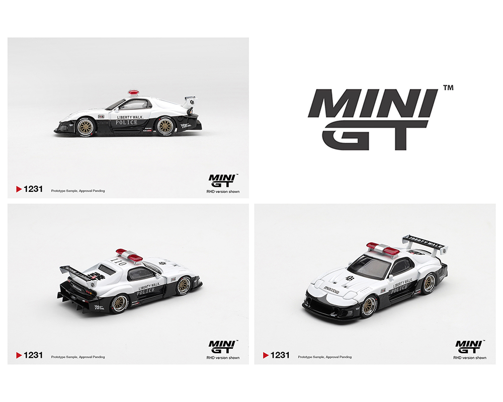 Preorder) Mini GT 1:64 MAZDA RX-7 LB-Super Silhouette Police