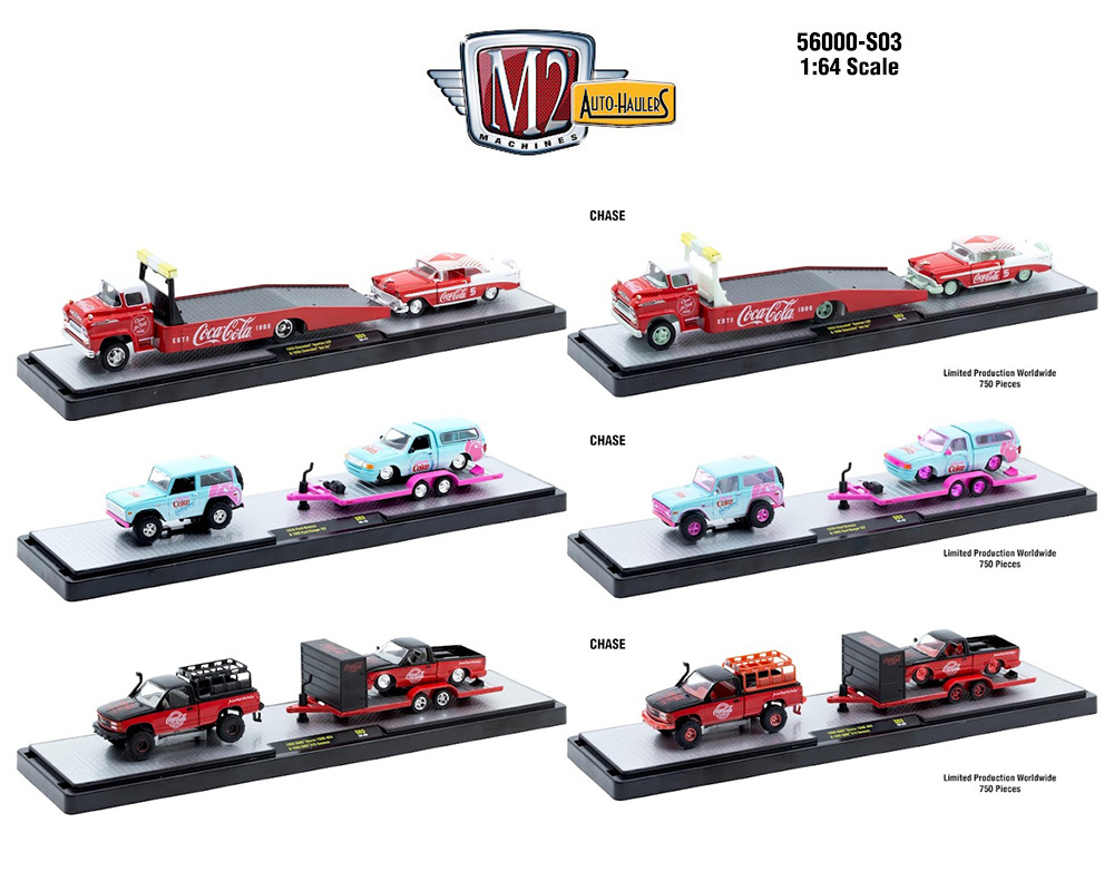 (Preorder) M2 Machines 1:64 Auto-Haulers Coca-Cola Release S03 Assortment - Image 2