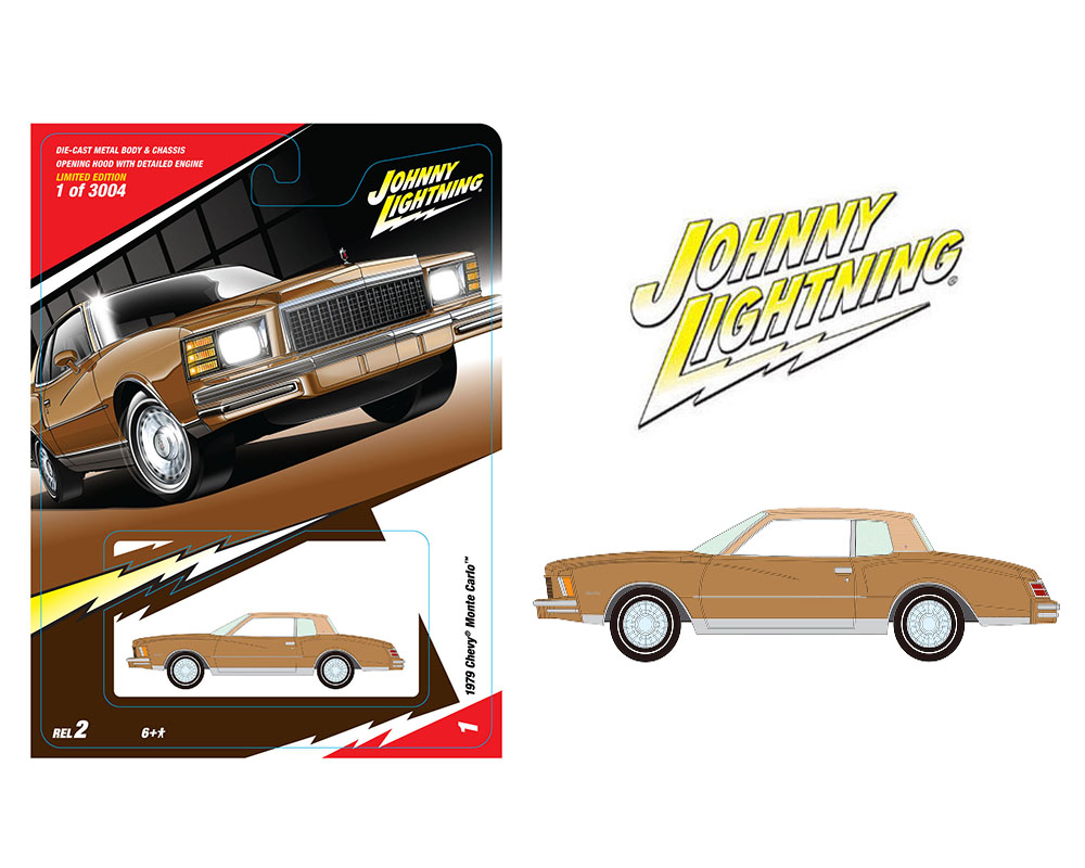 (Preorder) Johnny Lightning 1:64 Classic Gold 2026 Release 2 - 1970 Chevrolet Monte Carlo - Medium Beige