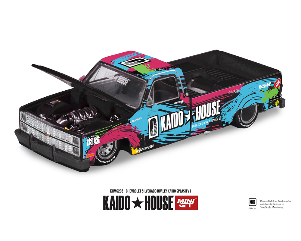 (Preorder) Kaido House x Mini GT 1:64 Chevrolet Silverado Dually Kaido Splash V1- Limited Edition - Image 2