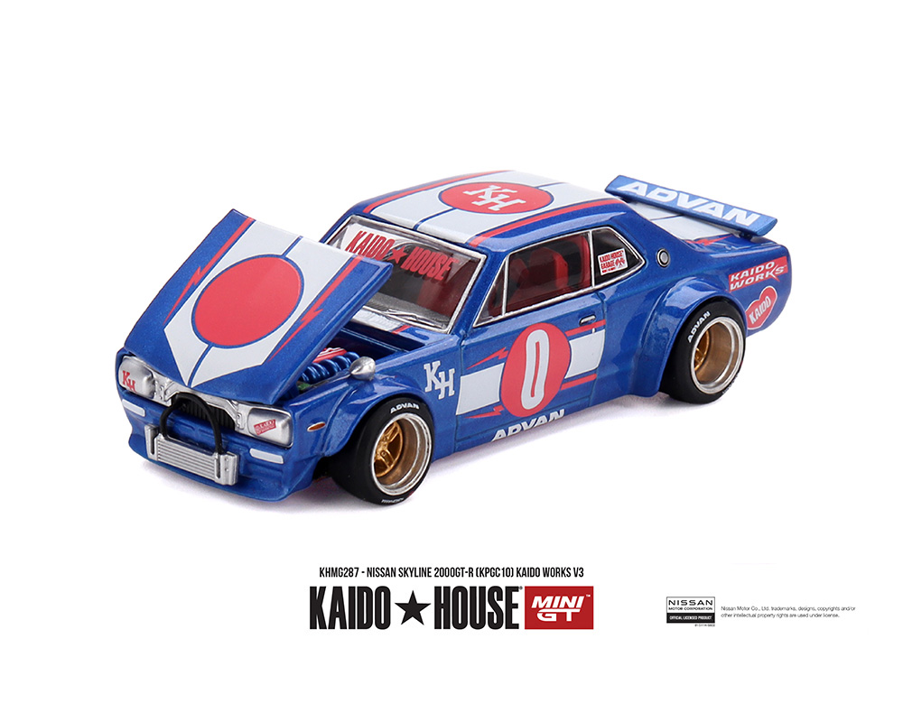 (Preorder) Kaido House x Mini GT 1:64 Nissan Skyline 2000GT-R (KPGC10) Kaido Works V3 - Limited Edition - Image 2