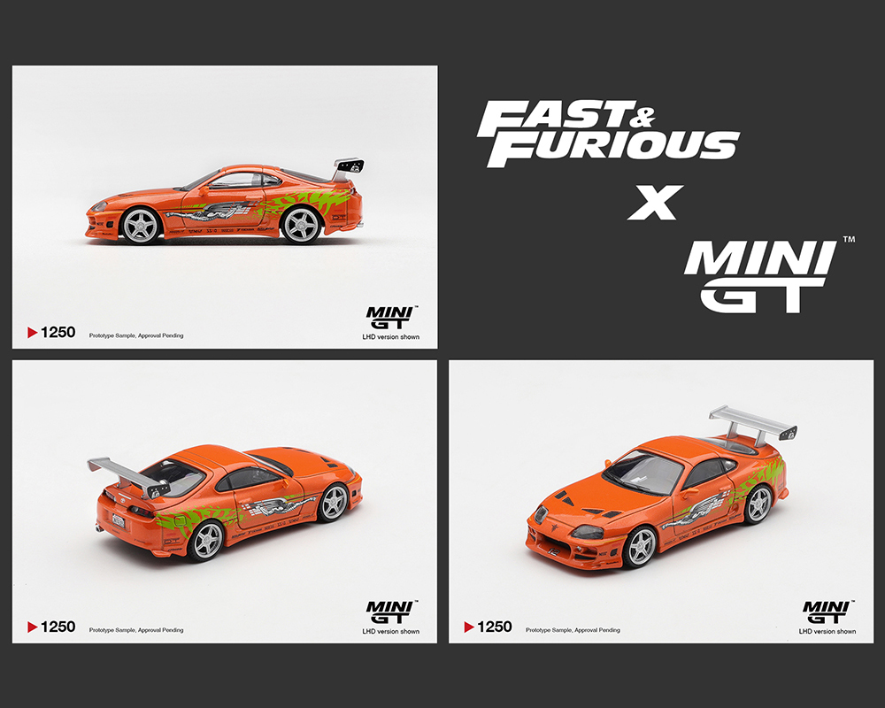 (Preorder) Mini GT 1:64 Fast & Furious Toyota Supra BOMEX " The Fast and the Furious" Brian O'Conner - Limited Edition