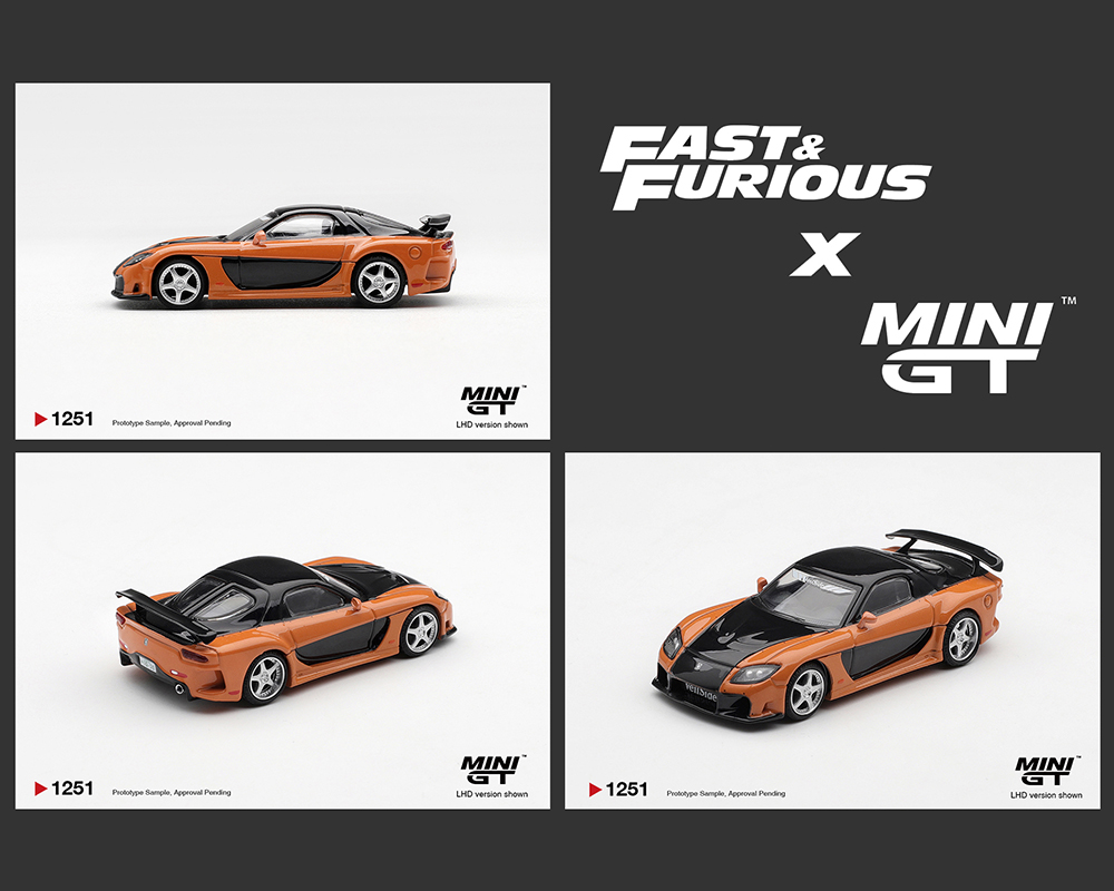 (Preorder) Mini GT 1:64 Mazda RX-7 VeilSide Fortune "The Fast and the Furious Tokyo Drift" Han Seoul-Oh- Limited Edition