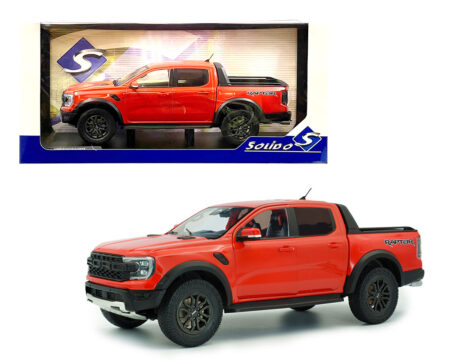 Solido 1:18 2024 Ford Ranger Raptor - Orange - M & J Toys Inc. Die