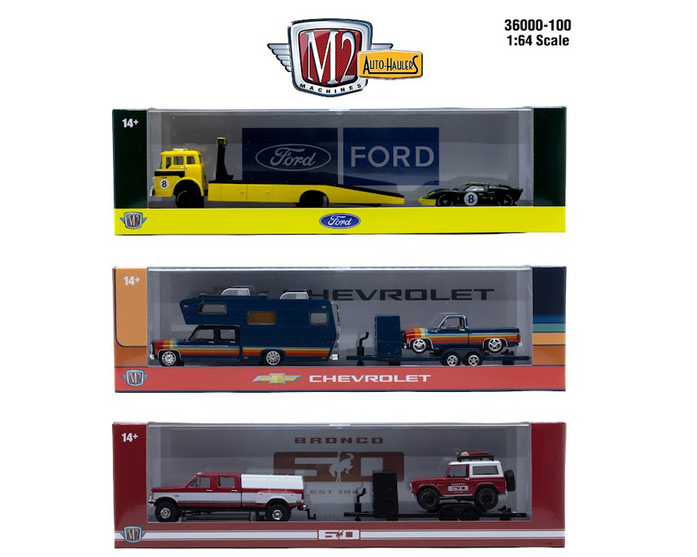 (Preorder) M2 Machines 1:64 Auto-Haulers Release 100 Assortment