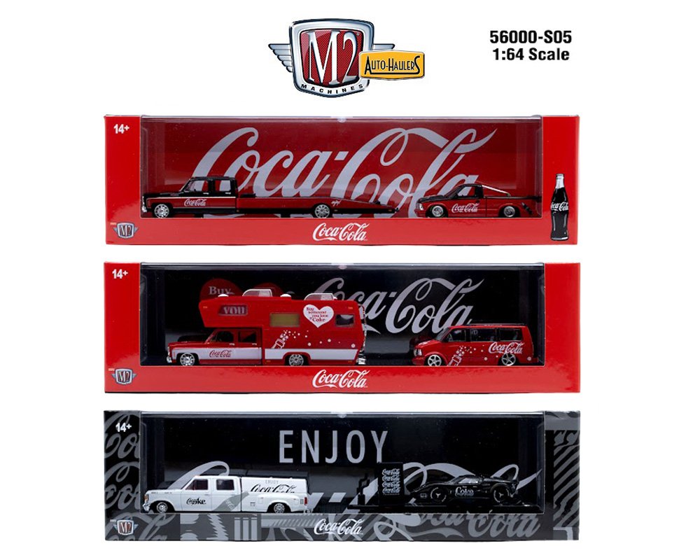 (Preorder) M2 Machines 1:64 Auto-Haulers Coca-Cola Release S05 Assortment