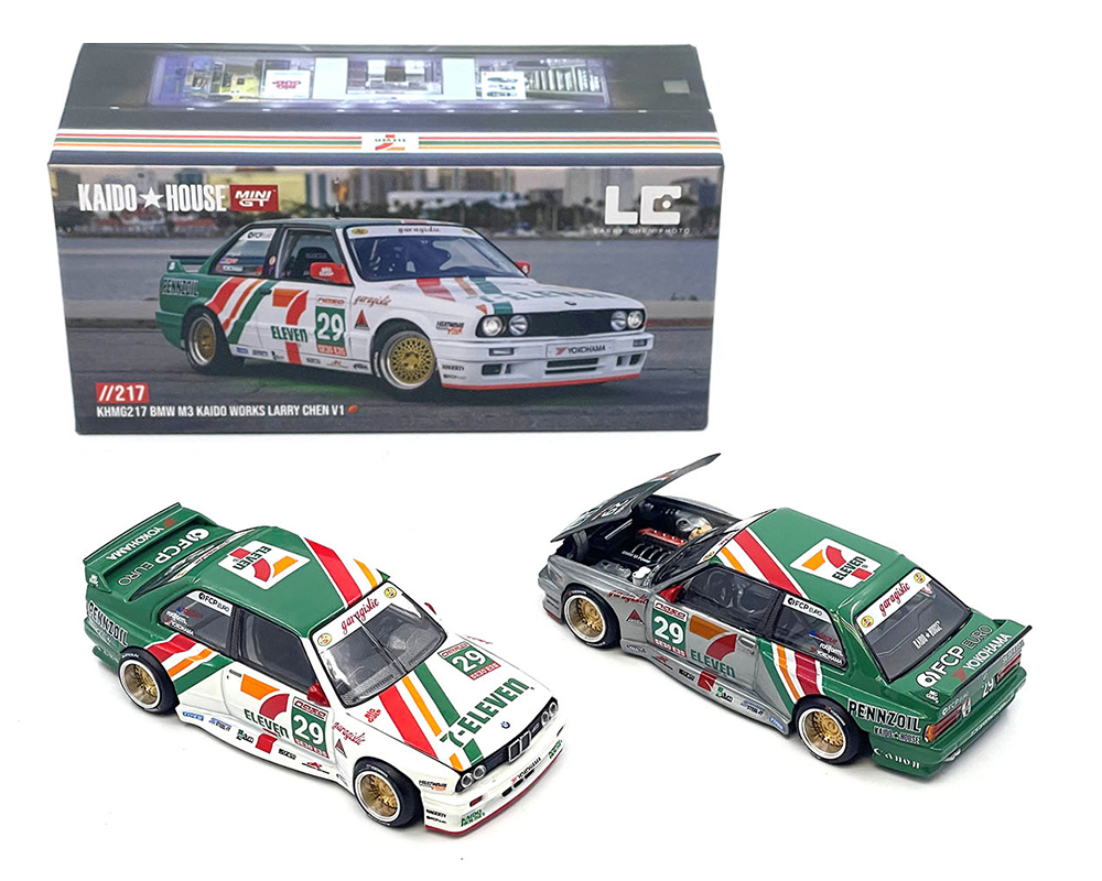 Kaido House x Mini GT 1:64 BMW M3 Kaido Works Larry Chen V1 - USA