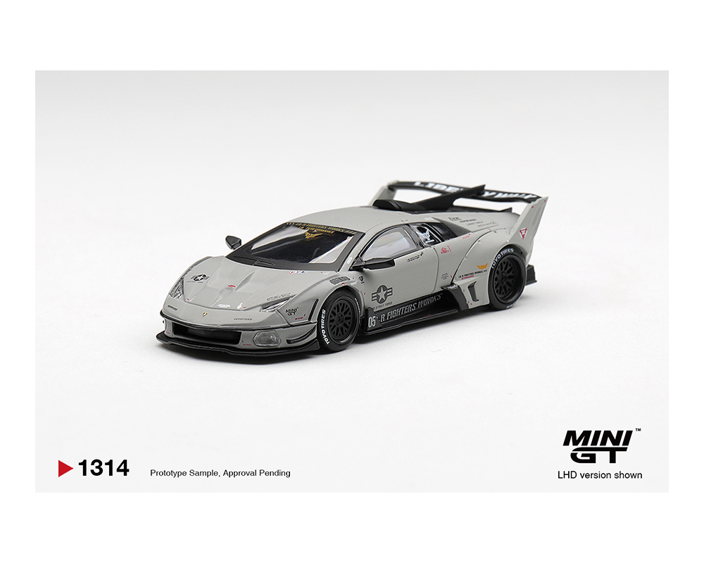 (Preorder) Mini GT 1:64 Lamborghini LB-Silhouette WORKS MURCIELAGO GT Evo Fighter - Grey - Limited Edition - Image 2