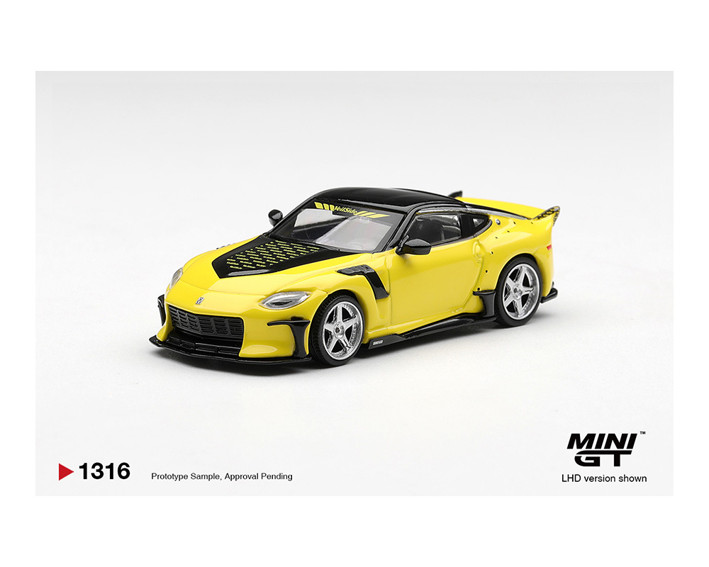 (Preorder) Mini GT 1:64 Nissan Z VeilSide FFZ400 Ikazuchi Yellow - Limited Edition - Image 2