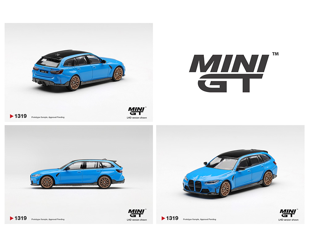 (Preorder) Mini GT 1:64 BMW M3 M Performance Touring Riviera Blue - Limited Edition