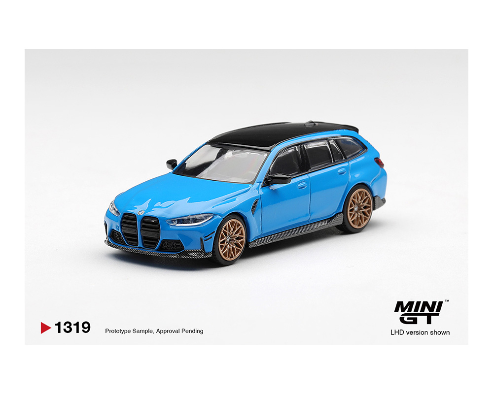(Preorder) Mini GT 1:64 BMW M3 M Performance Touring Riviera Blue - Limited Edition - Image 2