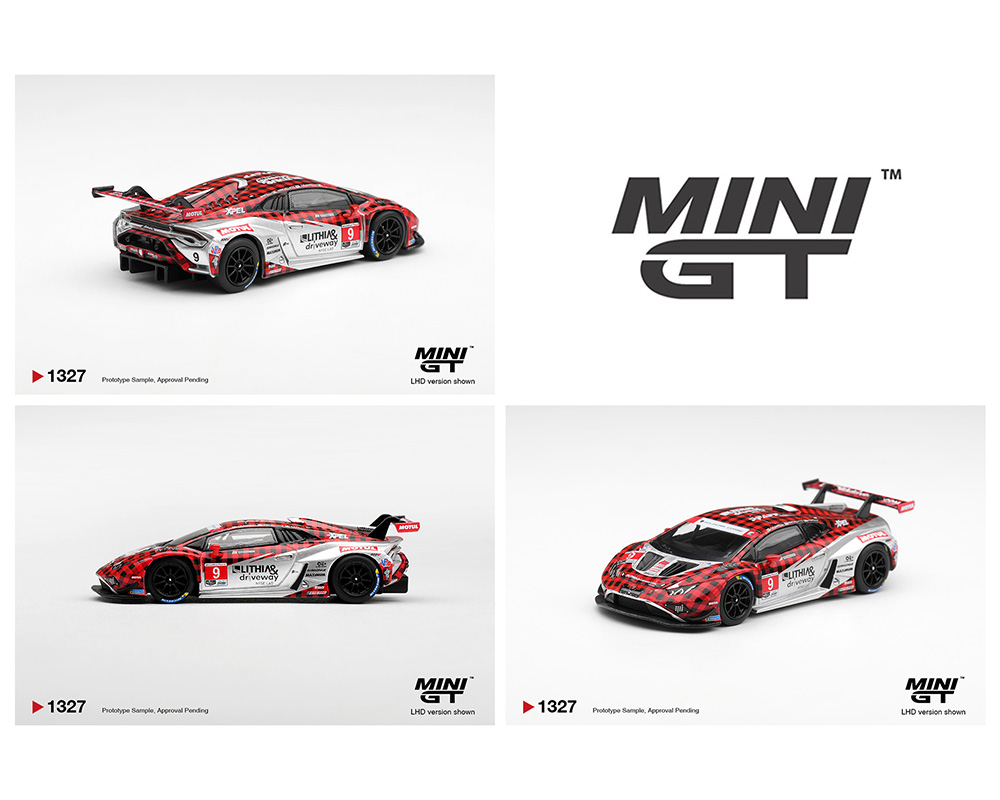 (Preorder) Mini GT 1:64 Lamborghini Huracan GT3 EVO2 #9 Pfaff Motorsports 2025 IMSA WeatherTech GTD Pro - Limited Edition