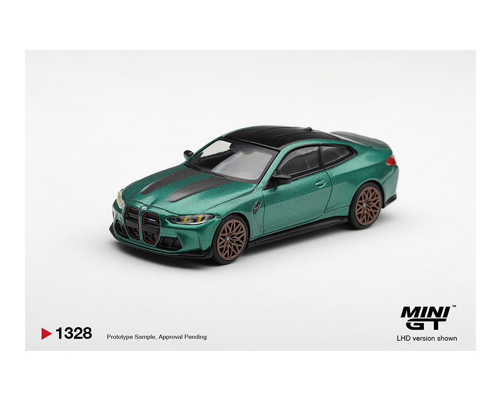 (Preorder) Mini GT 1:64 BMW M4 CS Frozen Isle of Man Green Metallic - Limited Edition - Image 2