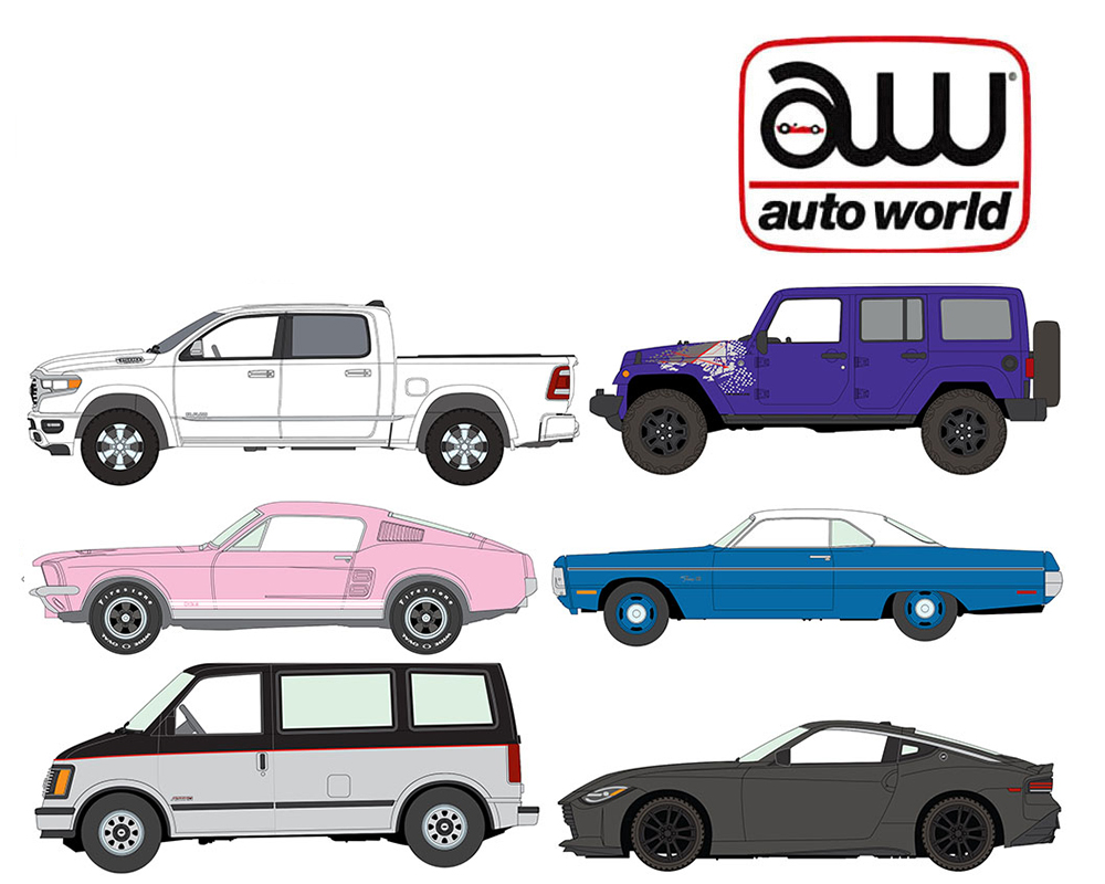 (Preorder) Auto World 1:64 2026 Premium Release 4 Assortment Version B