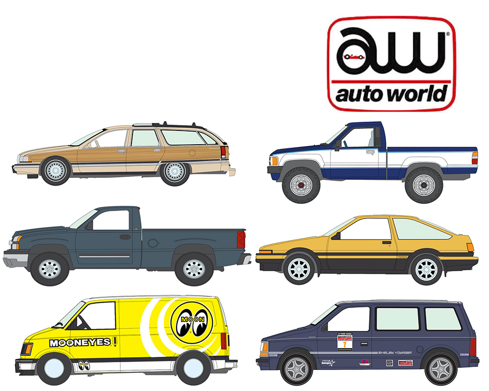 (Preorder) Auto World 1:64 2026 Premium Release 5 Assortment Version A