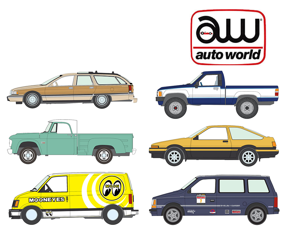 (Preorder) Auto World 1:64 2026 Premium Release 5 Assortment Version A