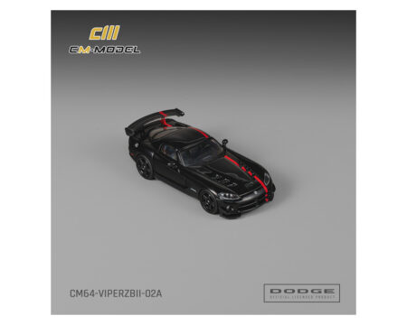 Preorder) CM Model 1:64 Dodge Viper ARC (ZBI) - Black with Viper
