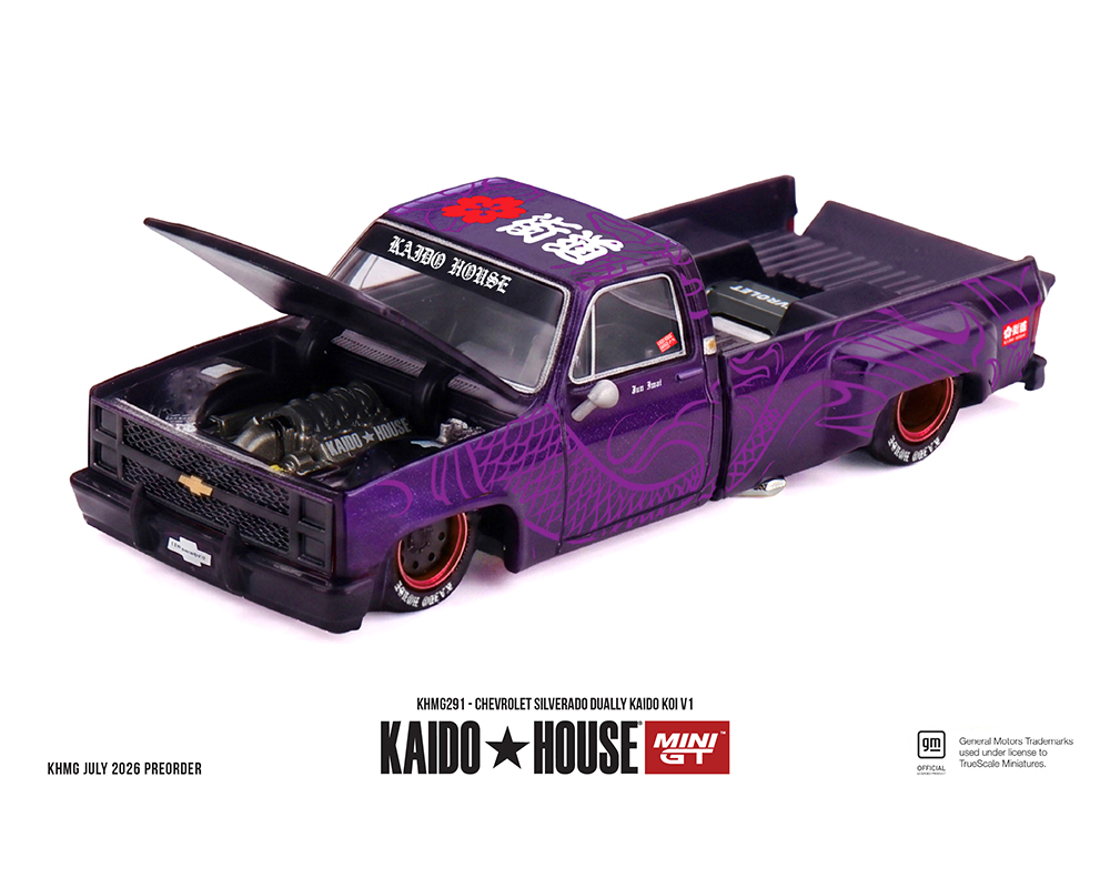 (Preorder) Kaido House x Mini GT 1:64 Chevrolet Silverado Dually KAIDO Koi V1 - Image 2