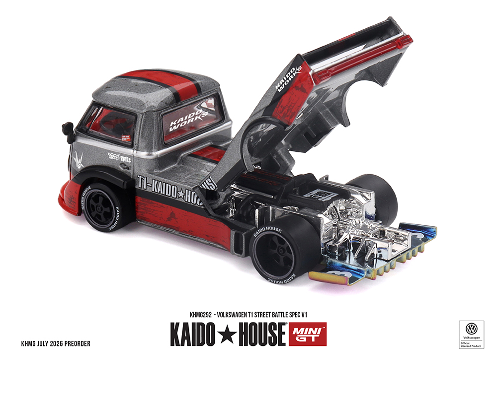(Preorder) Kaido House x Mini GT 1:64 Volkswagen T1 Street Battle Spec V1 - Image 2