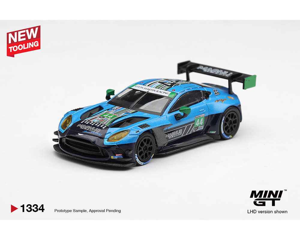 (Preorder) Mini GT 1:64 Aston Martin Vantage GT3 Evo #44 Magnus Racing 2025 IMSA Daytona 24 Hrs - Limited Edition - Image 2