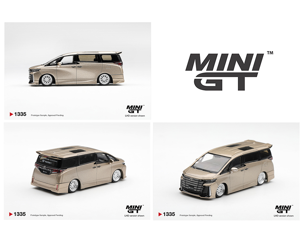 (Preorder) Mini GT 1:64 Toyota Vellfire 40 KUHL - Gold Metallic- Limited Edition