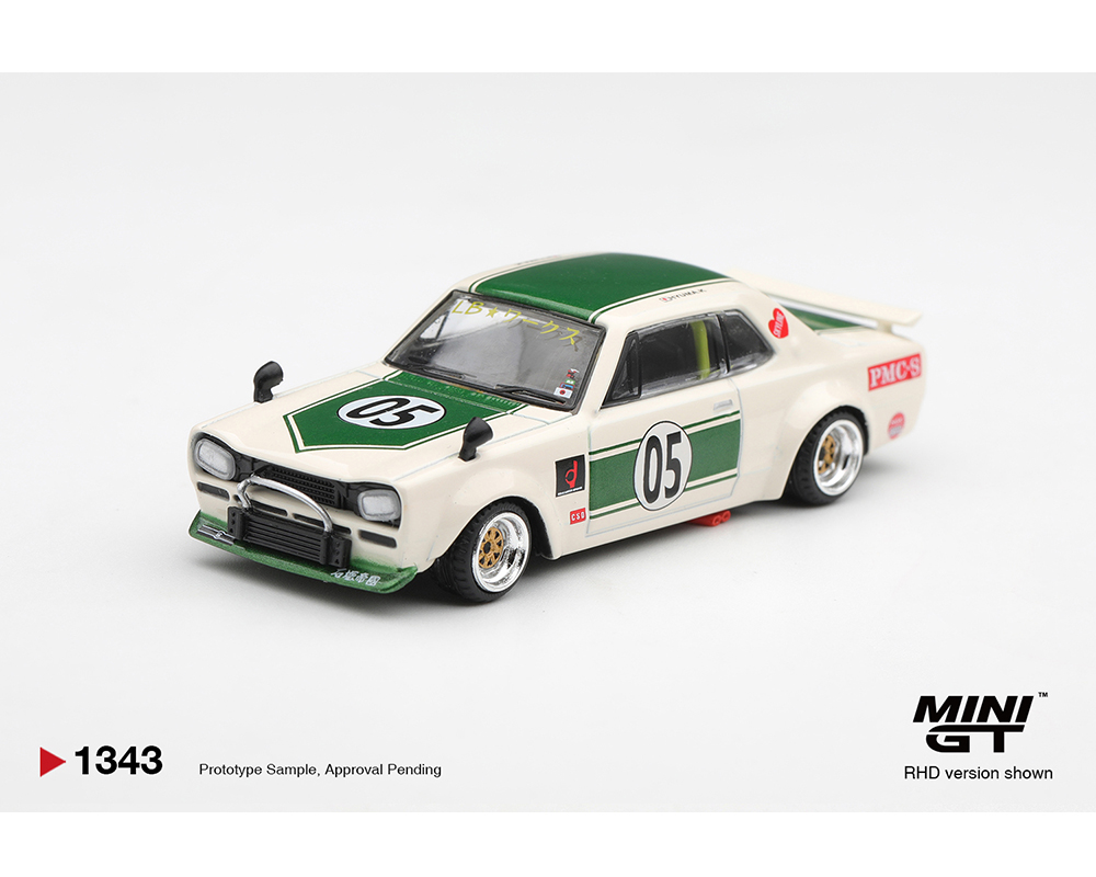 AKTサンダーヘッドMINI GT LBWORKS グリーンミニカー Preorder) Mini GT 1:64 Nissan Skyline LB-WORKS 