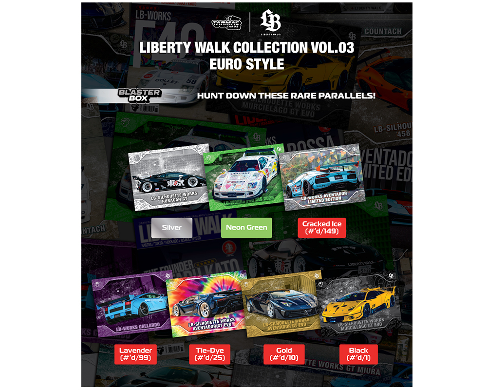 Preorder) Tarmac Cards Liberty Walk Collectible Trading Cards