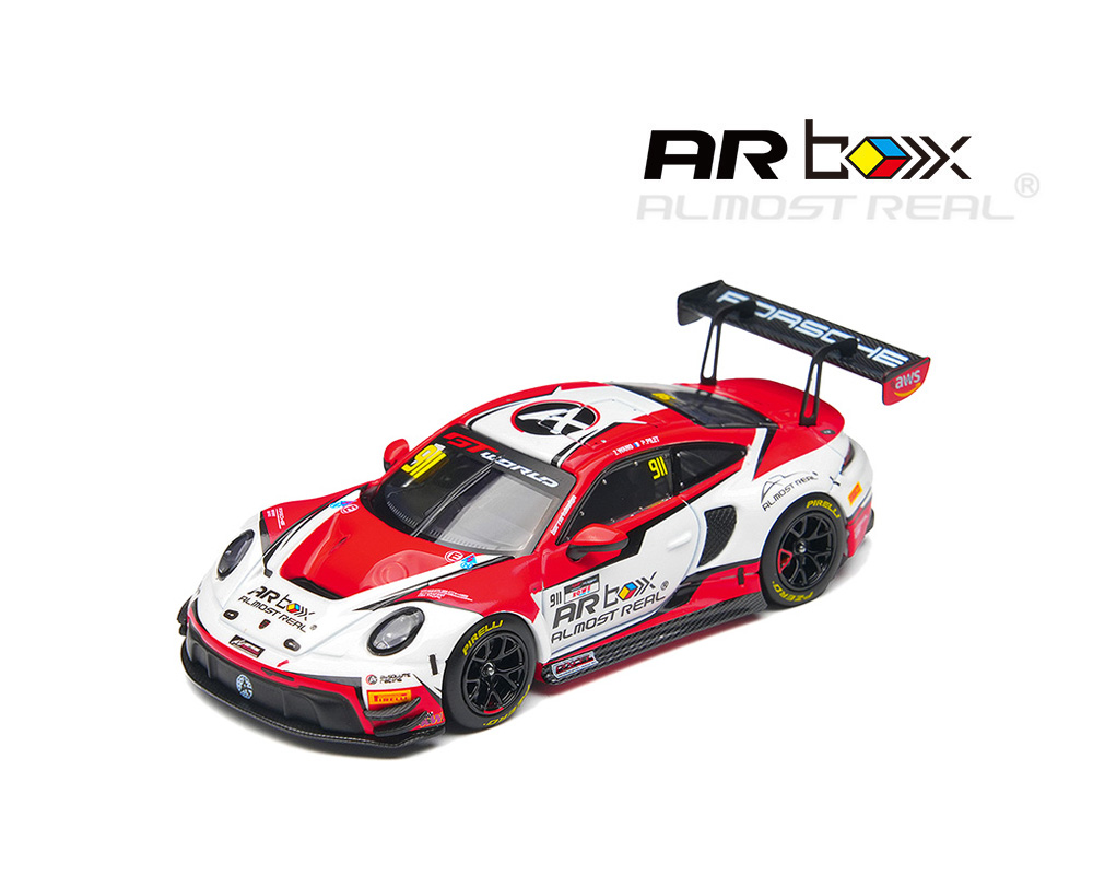 Preorder) Almost Real 1:64 ARbox Porsche 911 GT3 R 2025 GT World