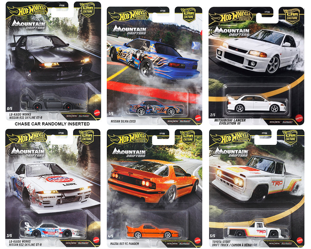 (Preorder) Hot Wheels 1:64 Car Culture 2027 A Release - Mountain Drifters
