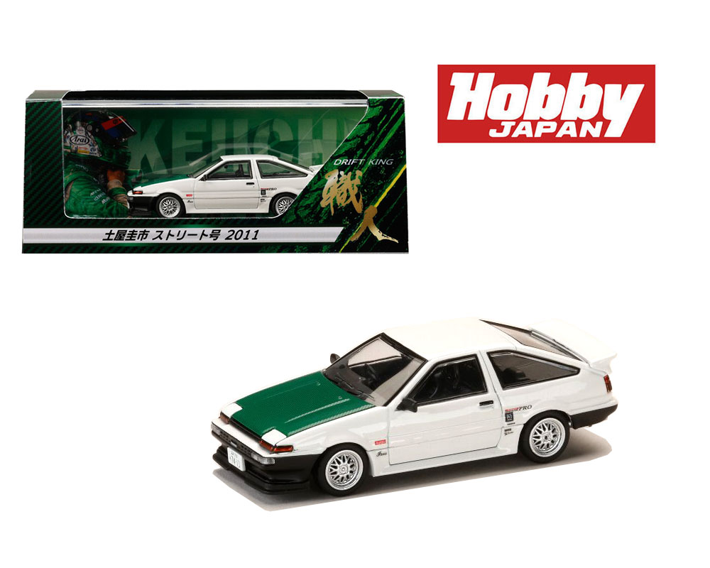(Preorder) Hobby Japan 1:64 Toyota Sprinter Trueno GT APEX (AE86) DK Tsuchiya Street Car 2011