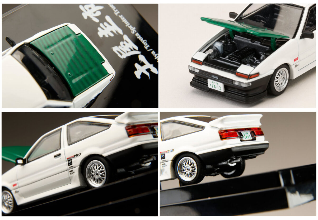 (Preorder) Hobby Japan 1:64 Toyota Sprinter Trueno GT APEX (AE86) DK Tsuchiya Street Car 2011 - Image 2