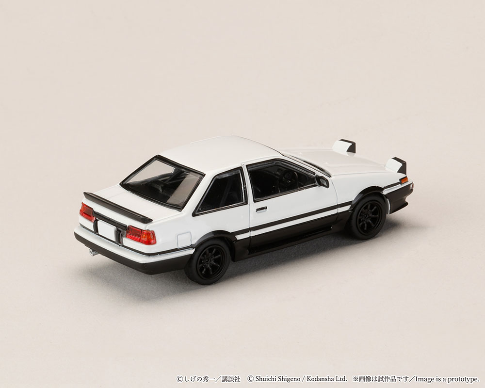 (Preorder) Hobby Japan 1:64 Initial D Diorama Set Series Toyota Sprinter Trueno (AE86) 2-Door Initial D Shinji Inui VS Takumi Fujiwara - Image 4