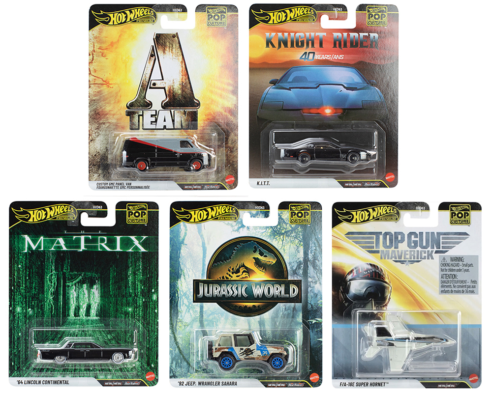 (Preorder) Hot Wheels 1:64 Pop Culture U Case 2027 Assortment