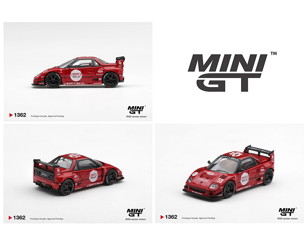 Preorder) Mini GT 1:64 Mazda AZ-1 Liberty Walk LB40 LB-Hinomaru