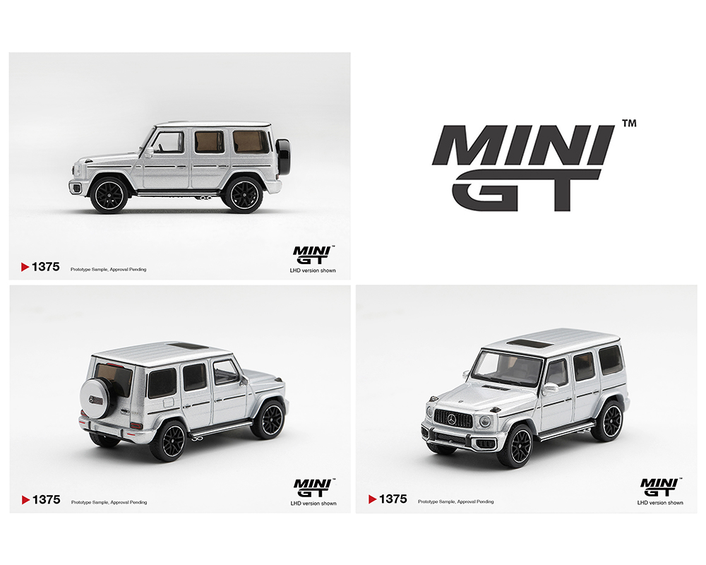 (Preorder) Mini GT 1:64 Mercedes-AMG G 63 Silver Metallic - Limited Edition