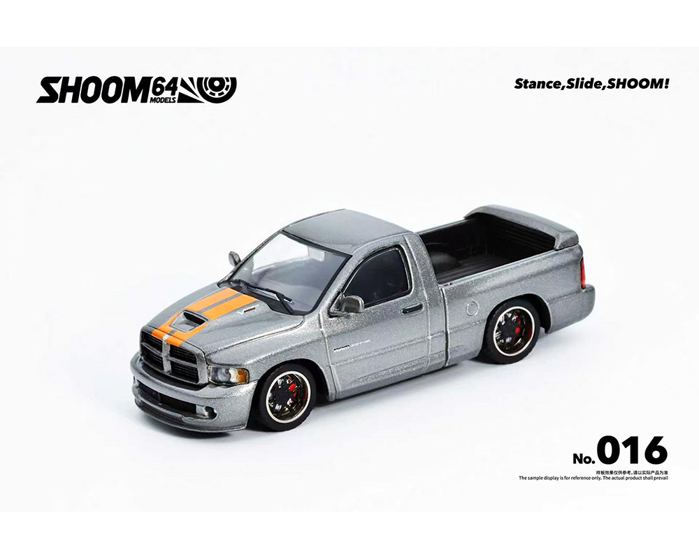 GDC 2003 ダッジ・ラム SRT 10 Preorder) SHOOM64 1:64 2003 Dodge Ram SRT-10 Pickup - Grey with