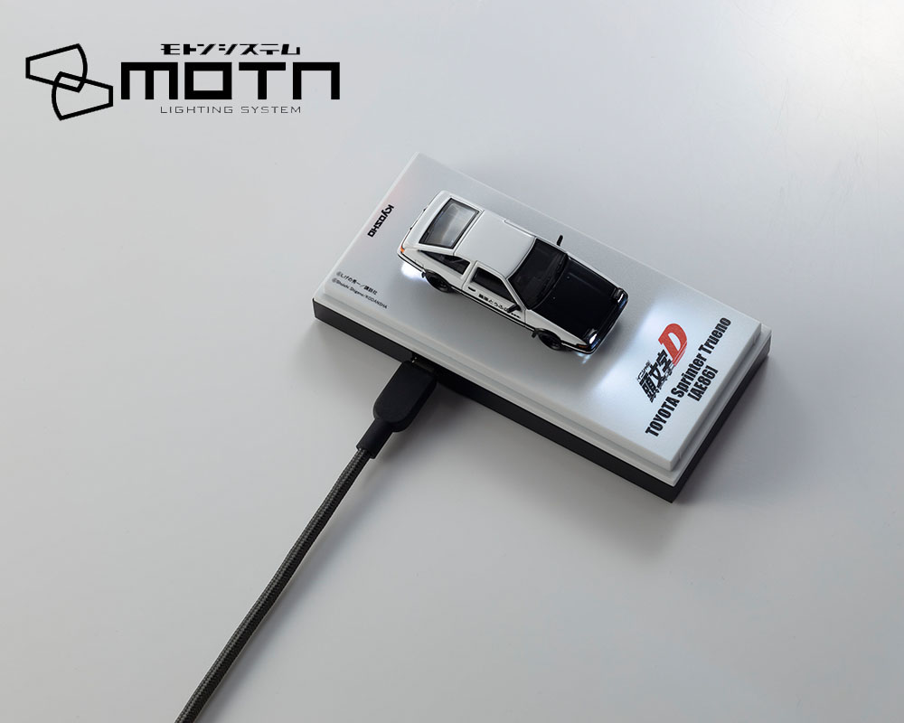 (Preorder) Kyosho 1:64 Initial D Toyota Trueno (AE86) with LED MOTN Base Compatible - Limited Edition - Image 2