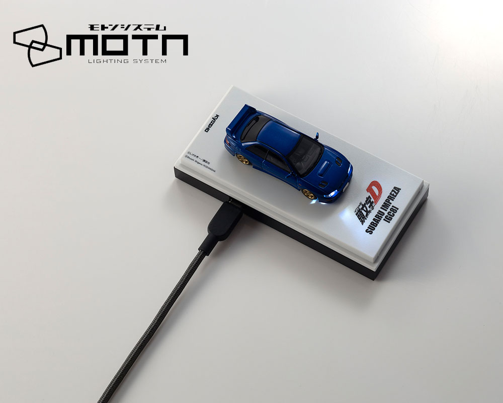 (Preorder) Kyosho 1:64 Initial D Subaru Impreza WRX STi with LED MOTN Base Compatible - Limited Edition - Image 2