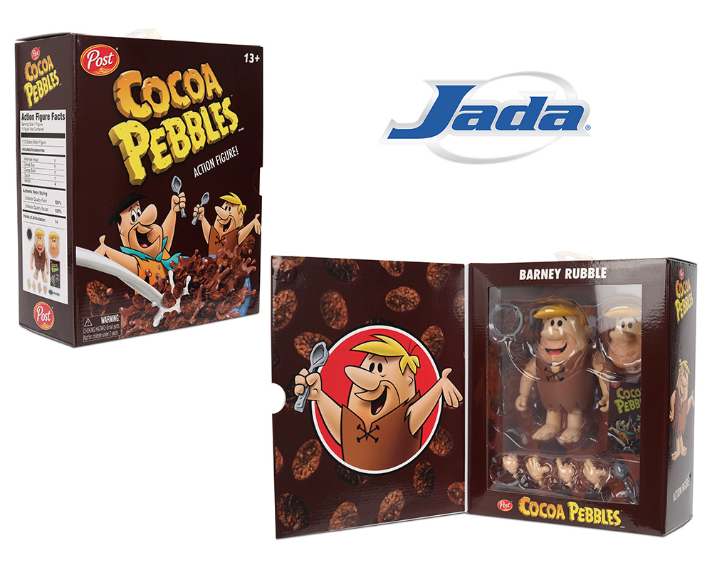 Jada Action Figure 6" Cocoa Pebbles Barney Rubble