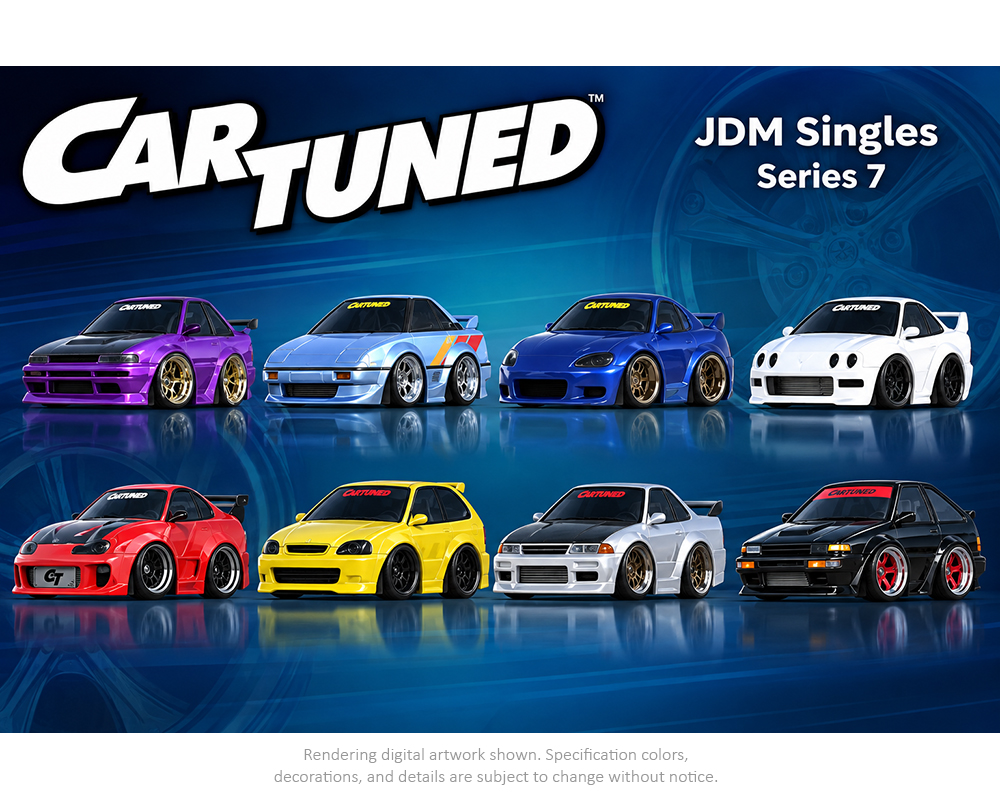 (Preorder) CarTuned 1:64 JDM Tuners Series 7 Assortment