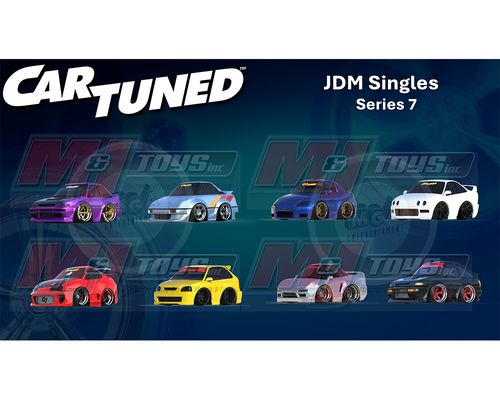 Preorder) CarTuned 1:64 JDM Tuners Series 7 Assortment - M & J