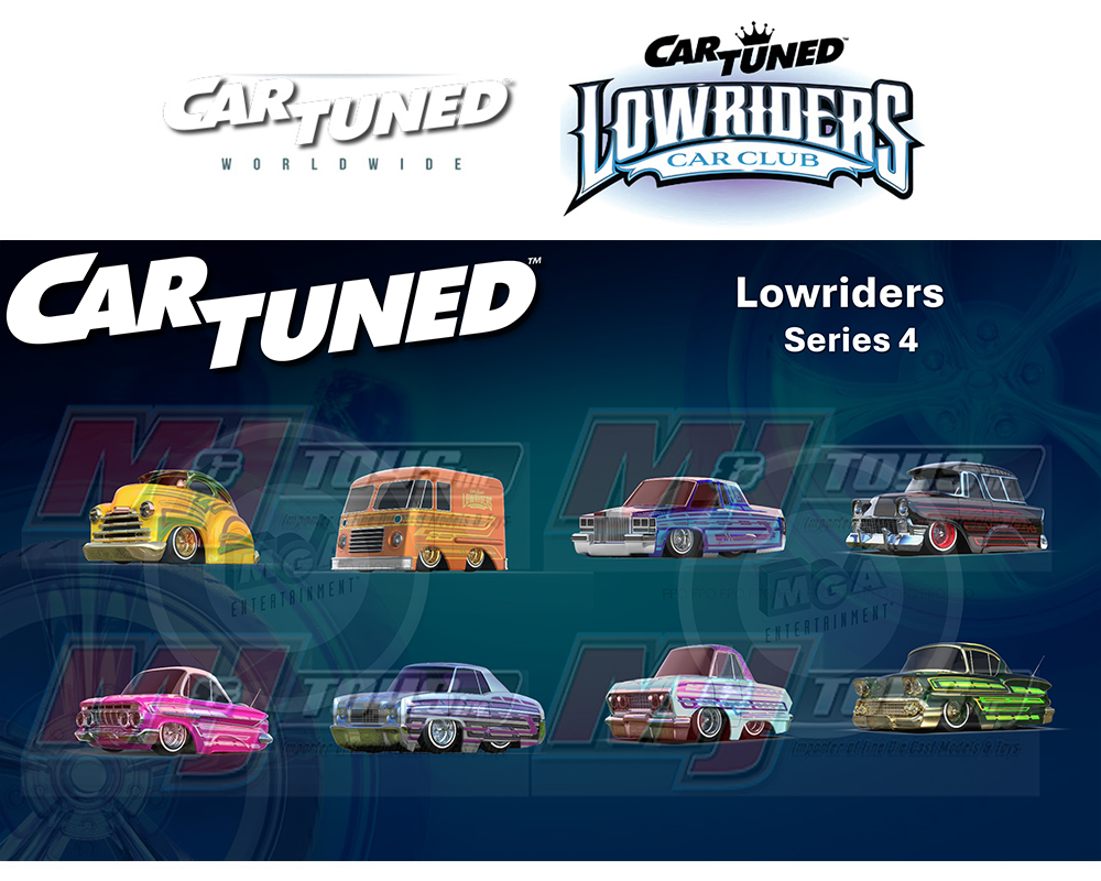 (Preorder) CarTuned 1:64 Lowriders SHOW GLOW Series 4 Assortment of 8 Styles 2026 - L.E.D. Light Up & Hopper Chassis - Image 2