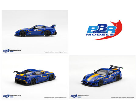 Preorder) BBR Models 1:64 Ferrari 599XX EVO #18 Blue - M & J Toys